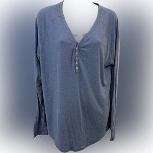 Gap Body Blue Long Sleeve Women's Top | Sz XL